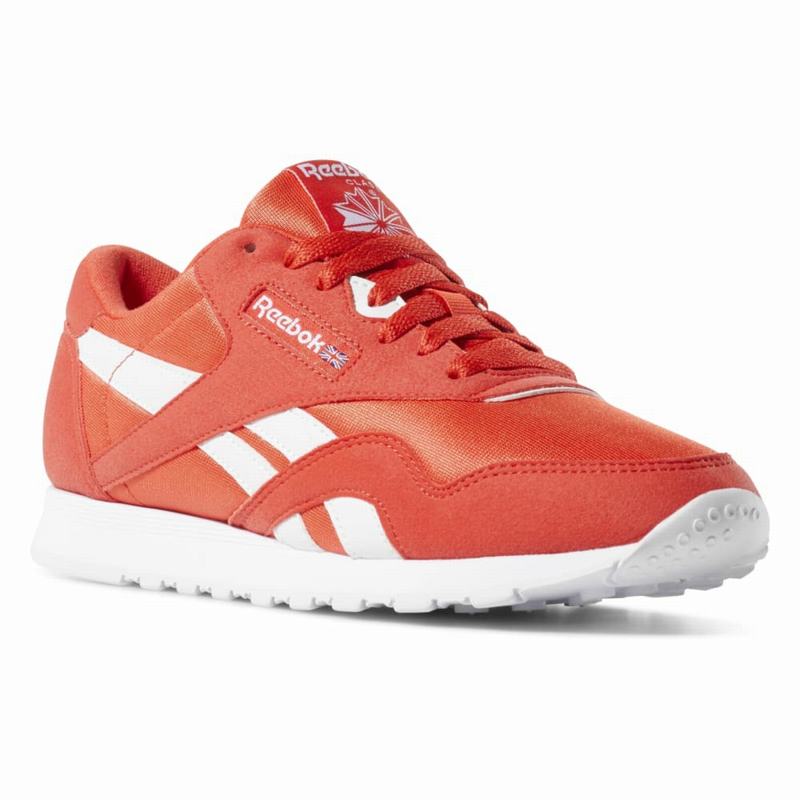 Tenisi Reebok Classic Nylon Color Dama Rosii/Albi Romania RE4245HK